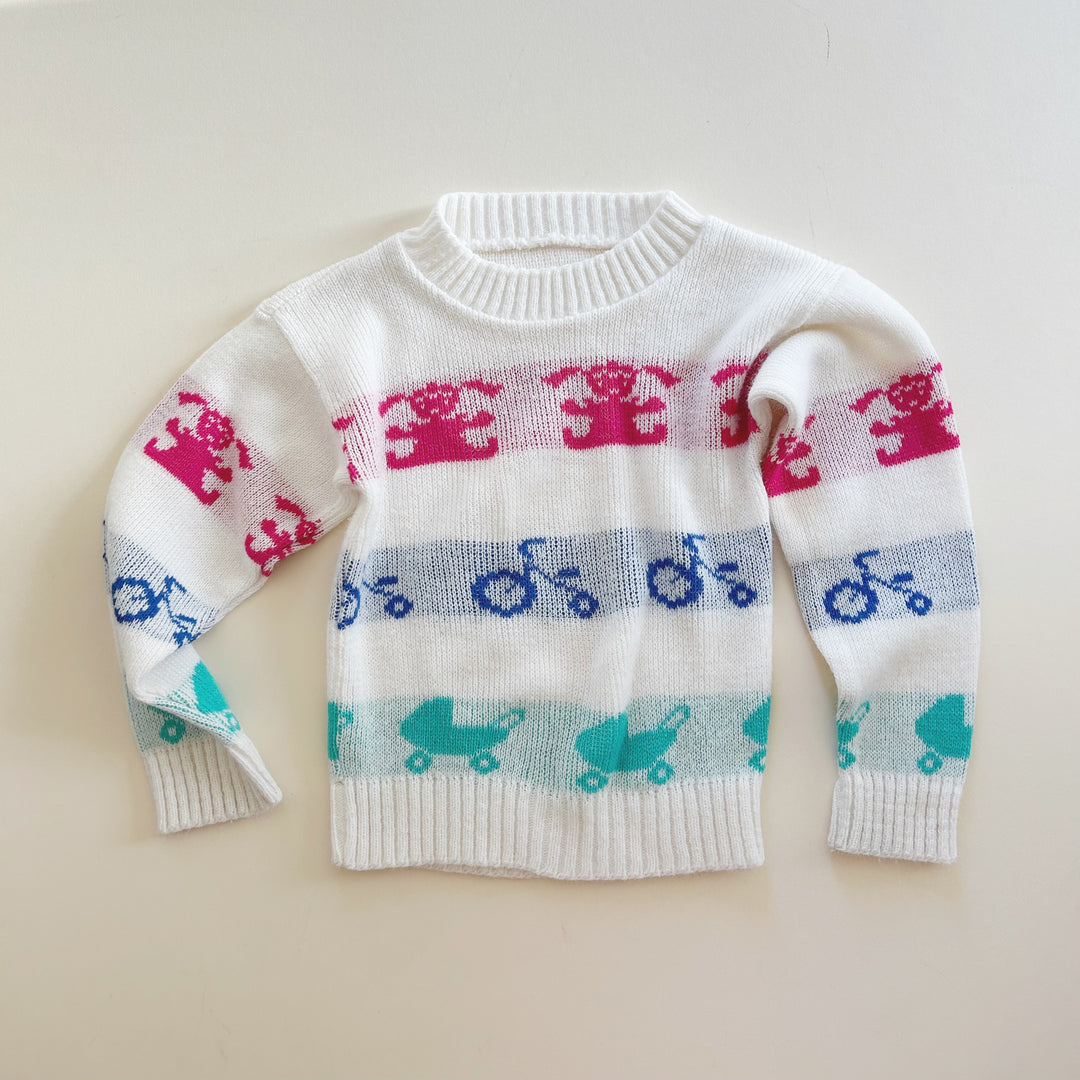Vintage Knit Sweater Sz 3/4