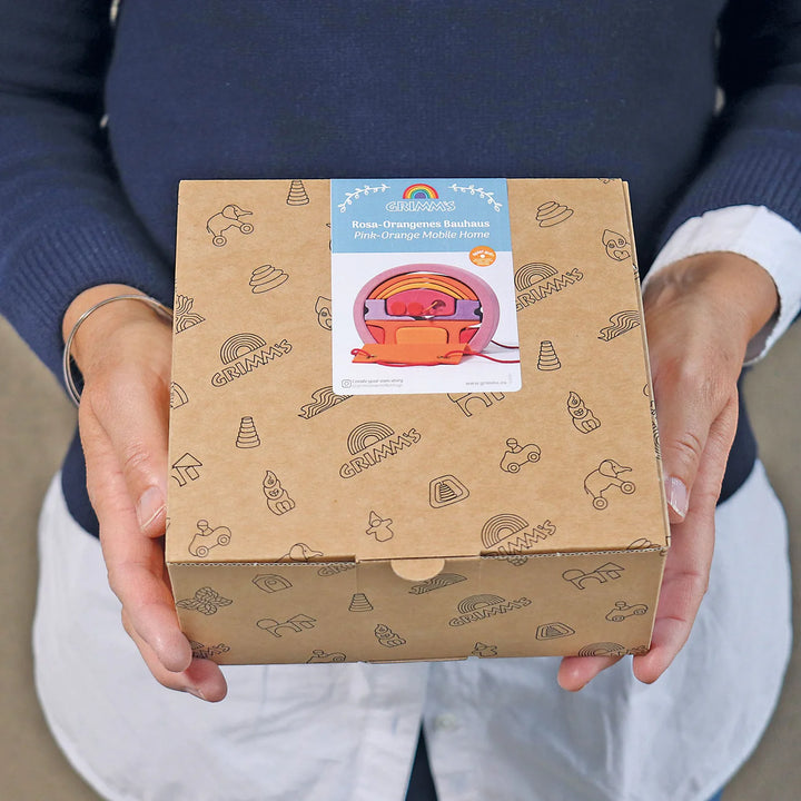 Pink-Orange Mobile Home