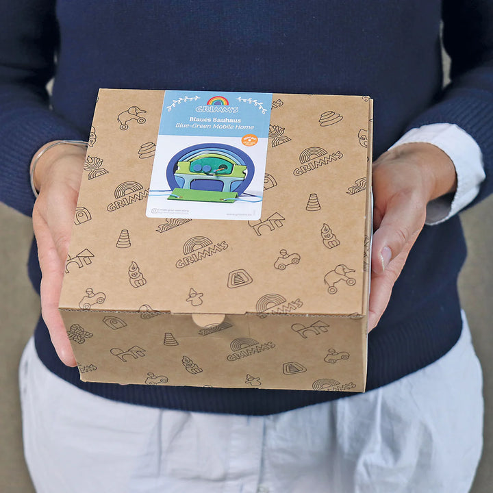 Blue-Green Mobile Home