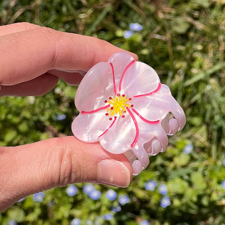 Mini Cherry Blossom Hair Claw Clip