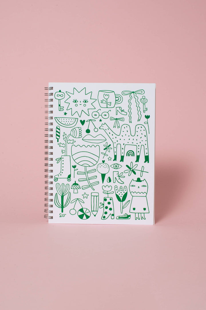 Doodles Letterpress Notebook