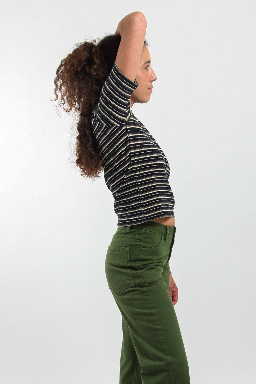 Delia Shirt - Obsidian Stripe