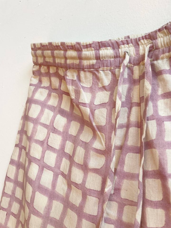 Marius Lavender Grid Uni-size