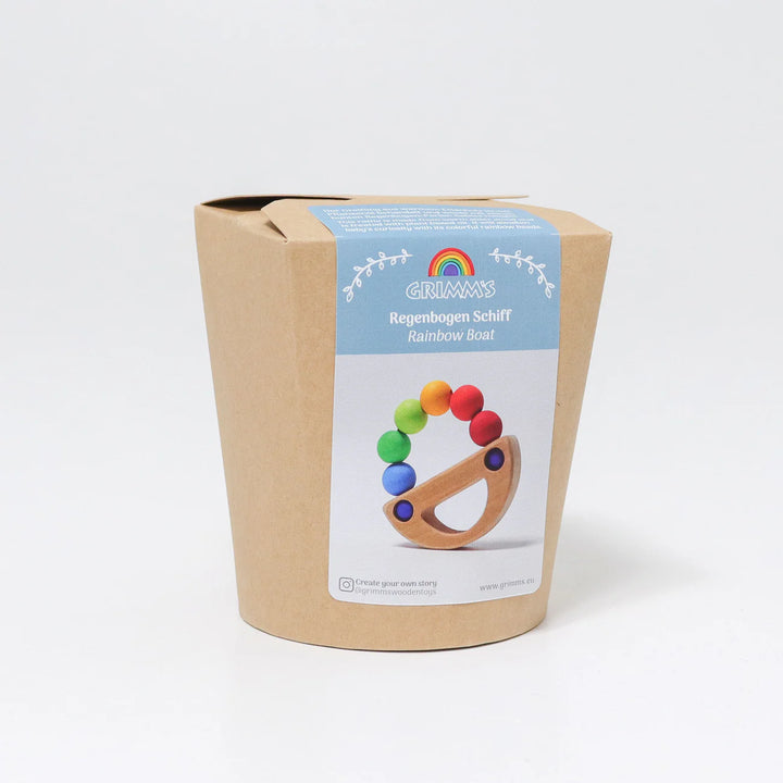 Rainbow Boat Grasping Toy