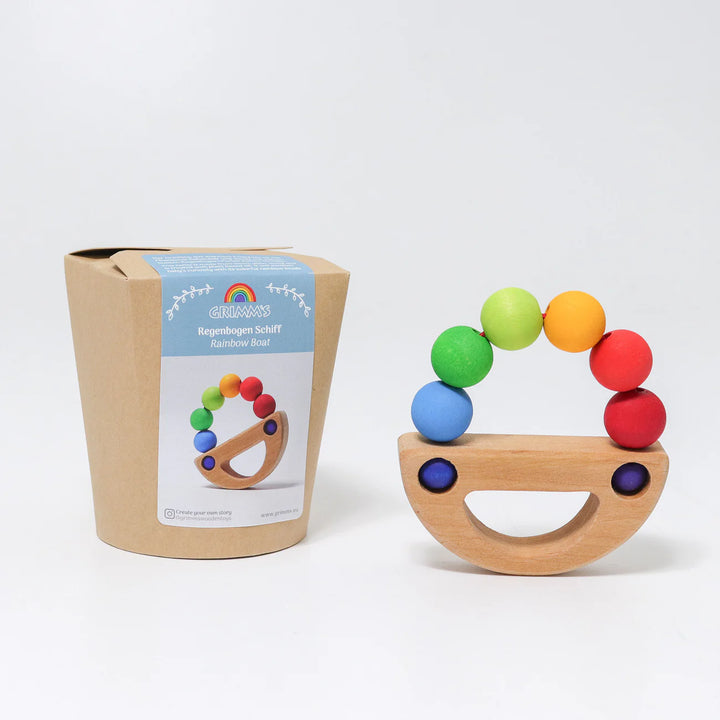 Rainbow Boat Grasping Toy