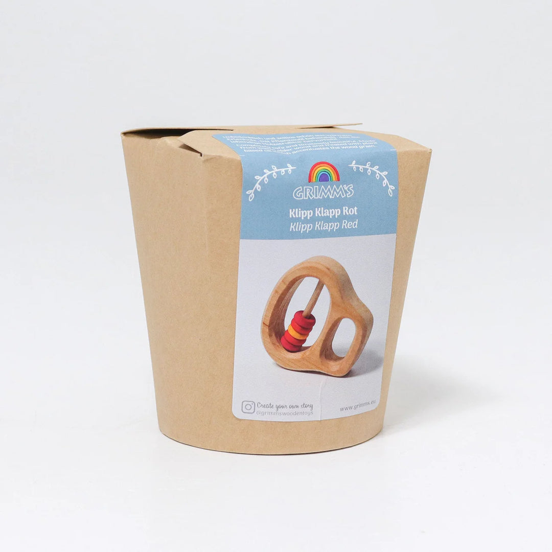 Klipp Klapp Red Grasping Toy