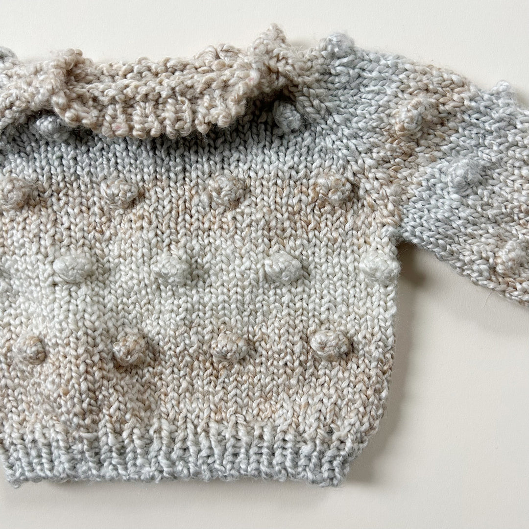 Handknit Sweater Sz~3 mo