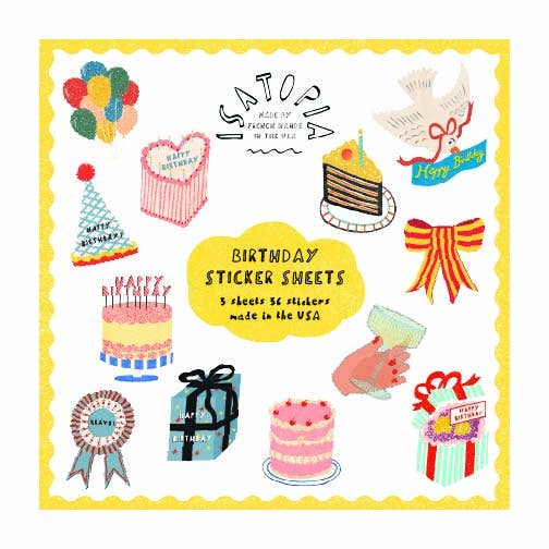 Birthday Sticker Sheets