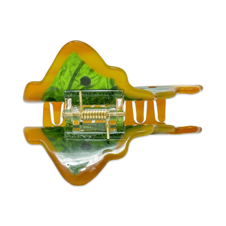 Midi Christmas Tree Holiday Cookie Hair Claw Clip