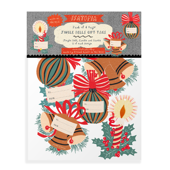 Jingle Bells - Gift Tags Pack of 6