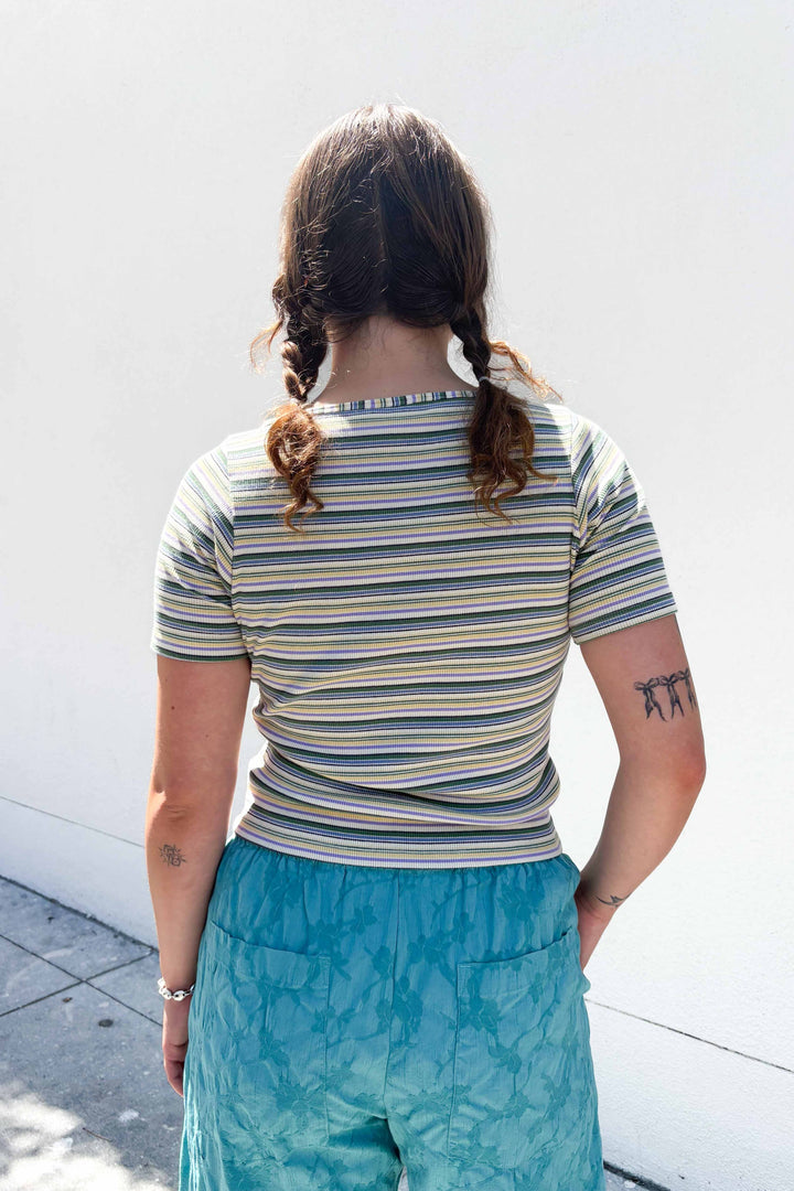 James Shirt - Kelp Stripe