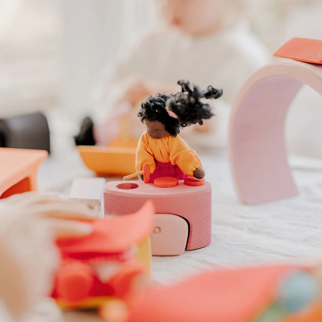 Pink-Orange Mobile Home