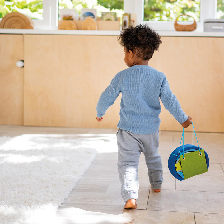 Blue-Green Mobile Home