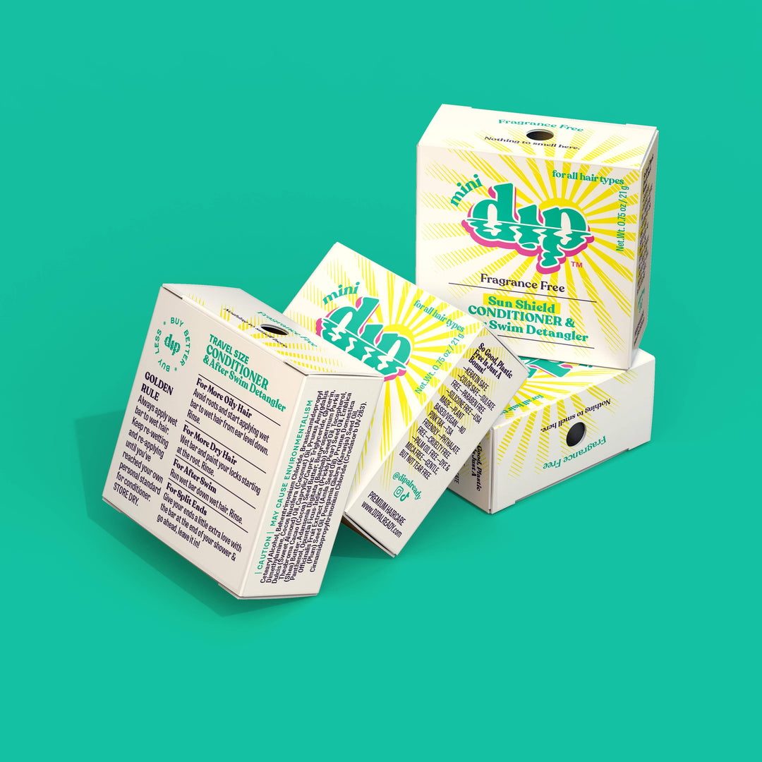 Mini Dip Sun Shield: Conditioner Bar & After Swim Detangler