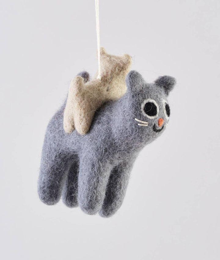 Pabs Cat Hanging Felt Ornament