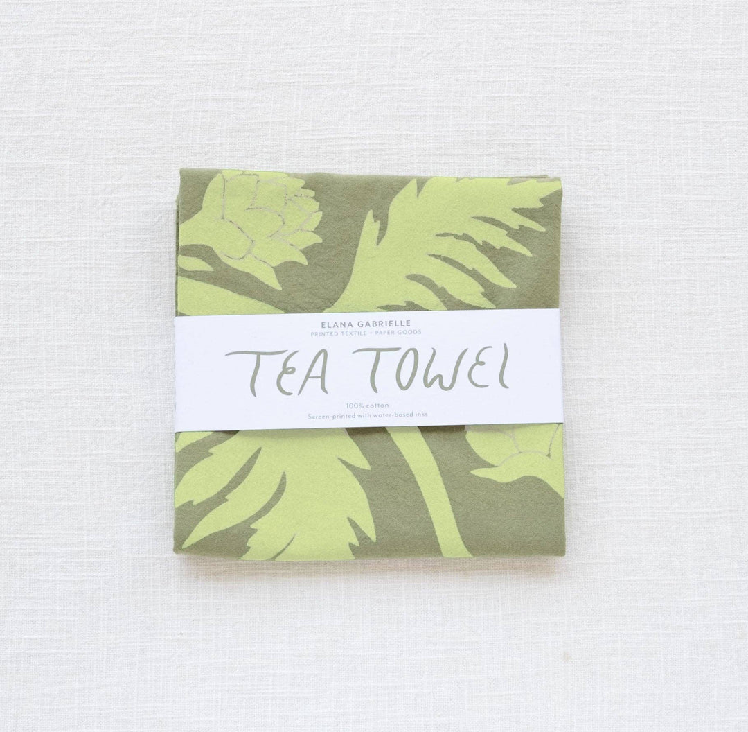 Artichoke Cotton Tea Towel