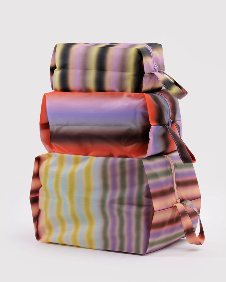 3D Zip Set - Gradient Stripes