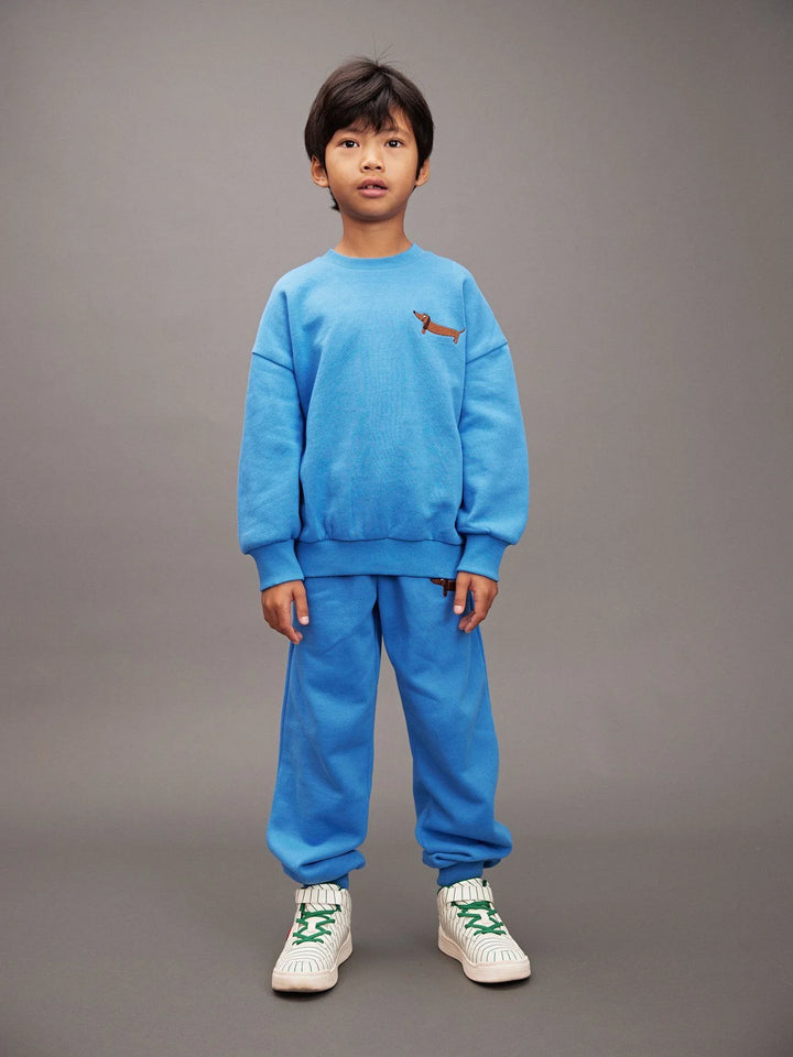 Dog Embroidered Sweatpants