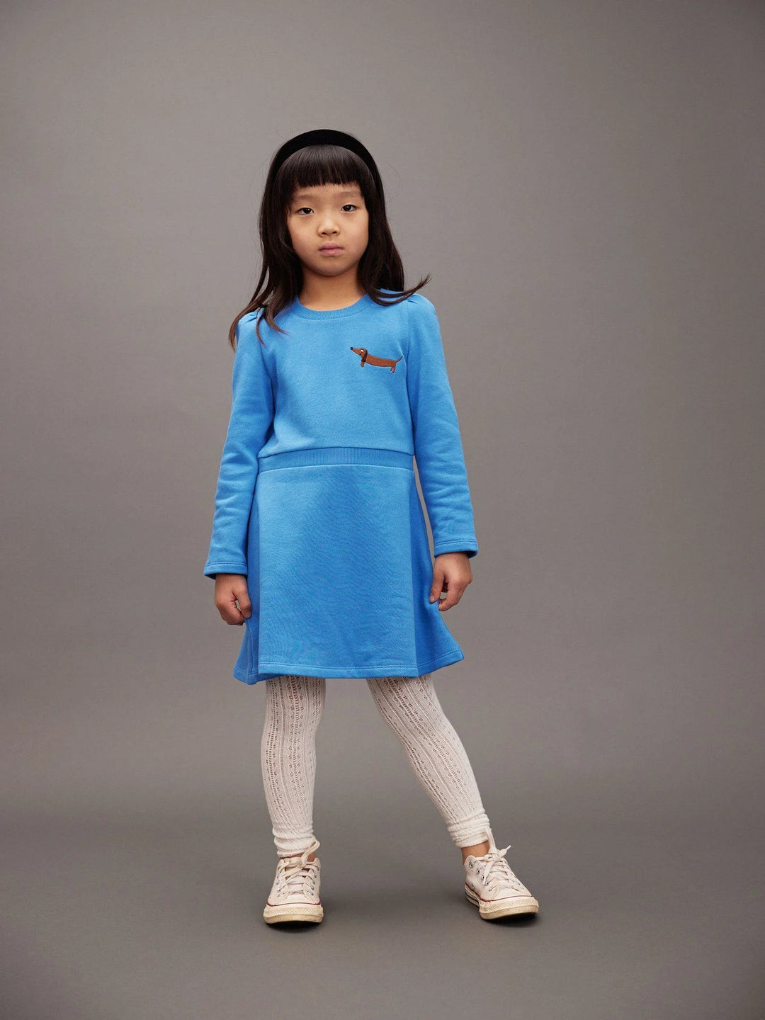 Dog Embroidered Dress