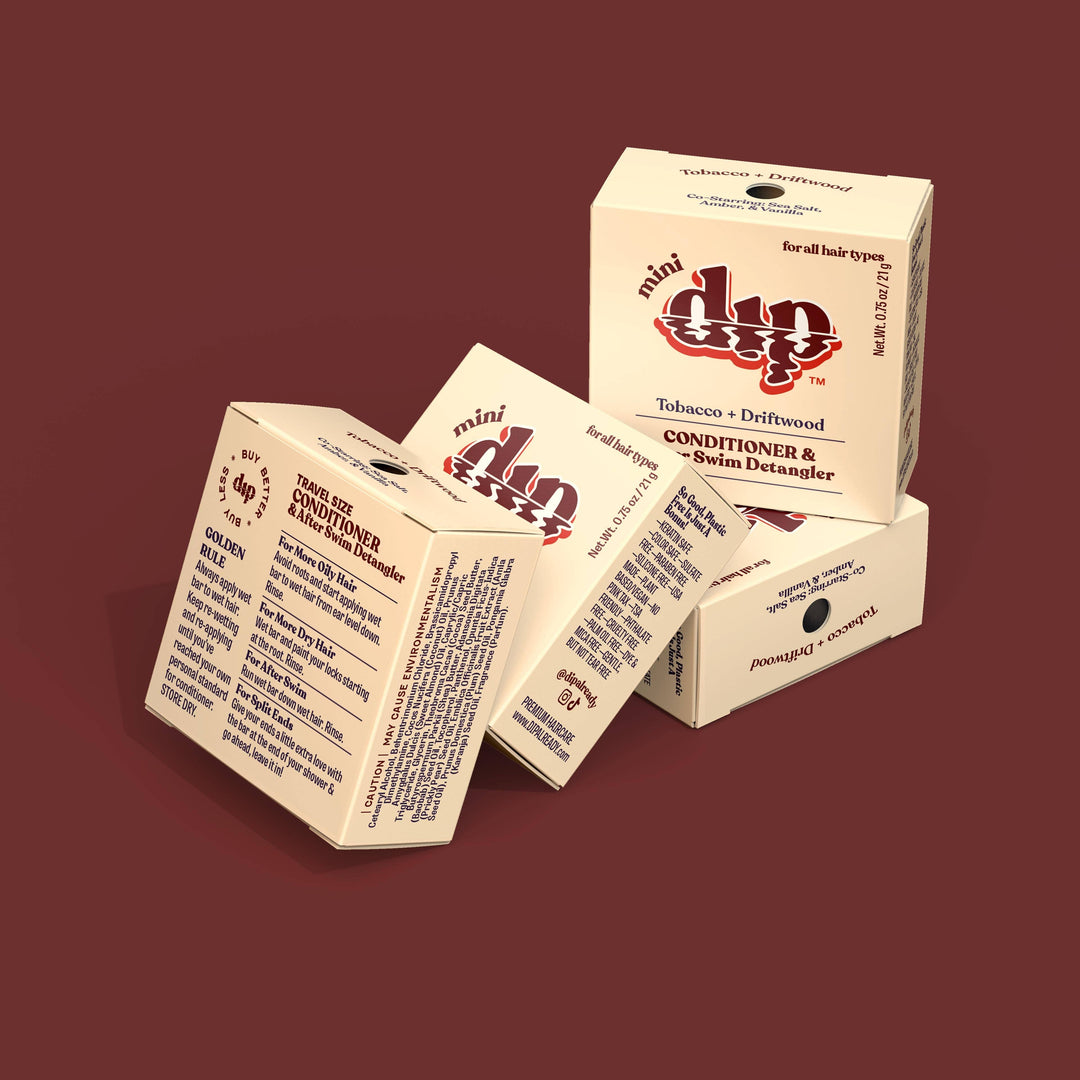 Mini Dip Conditioner & Detangler - Tobacco & Driftwood