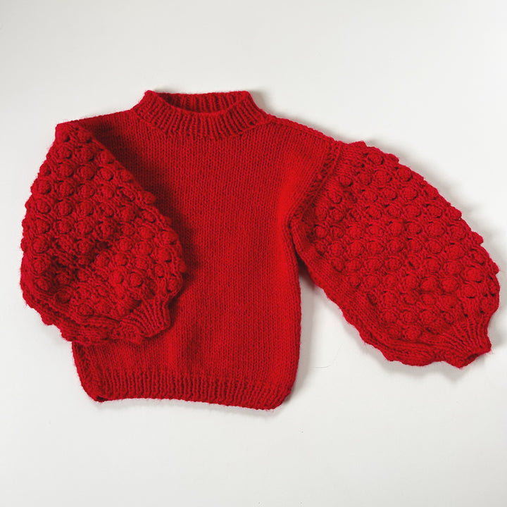 Puff Sleeve Sweater Sz 3/4