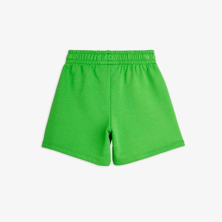 Green Plain Piping Sweatshorts