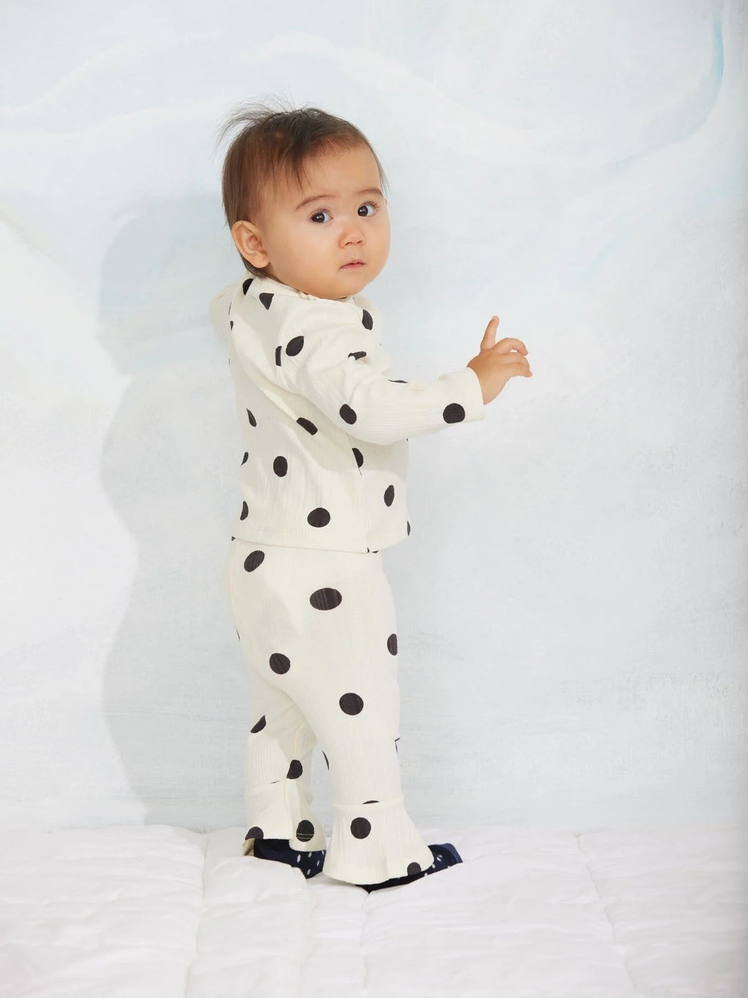 Dots Dog Long Sleeve Tee