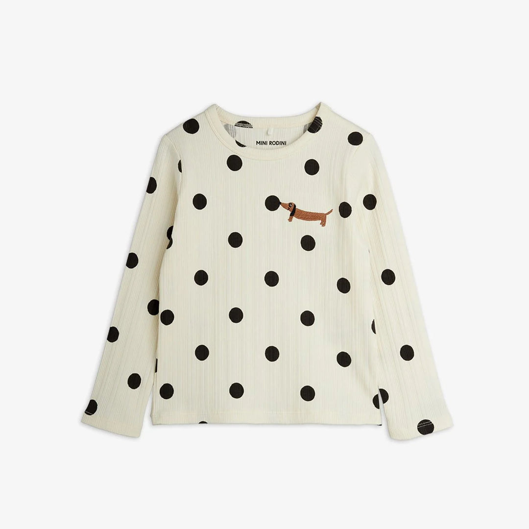 Dots Dog Long Sleeve Tee