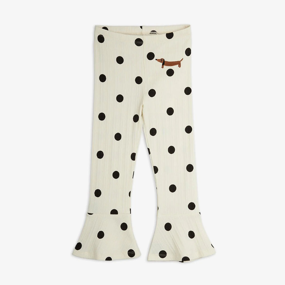 Dots Dog Flared Trousers