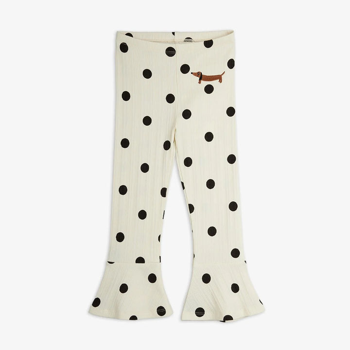 Dots Dog Flared Trousers