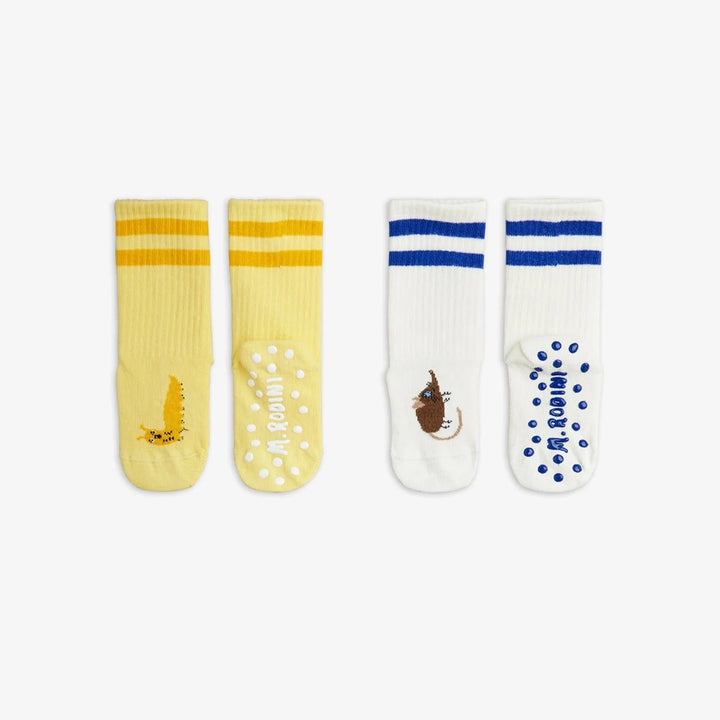 Velvet Worm 2-Pack Anti-Slip Socks