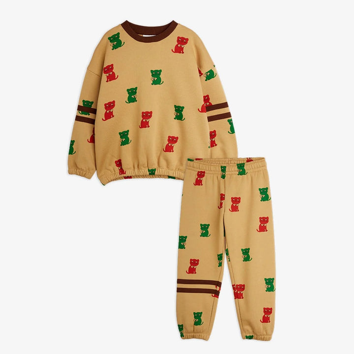 Kittens Striped Sweat Set