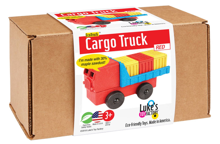 Cargo Truck Toy - Red
