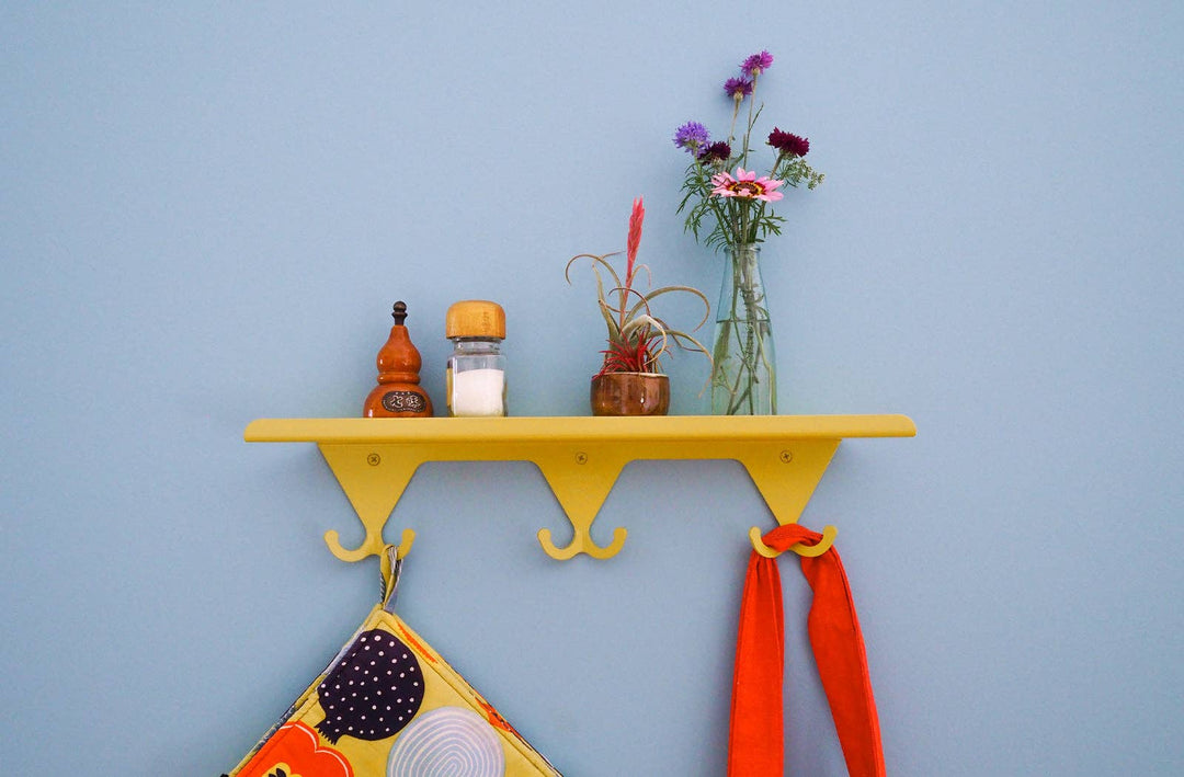Rooster Roses Wall Rack Measuring Wall Rack – Thistle & Poppy