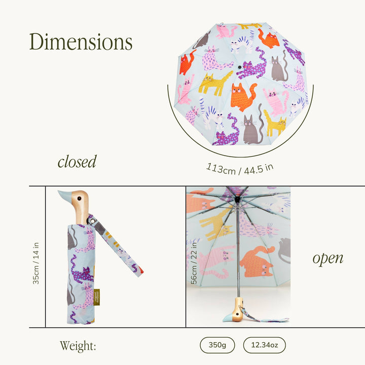 Arty Cats Duck Umbrella