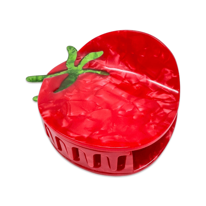 Midi Tomato Hair Claw Clip
