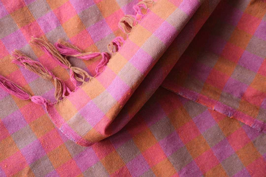 Blanket - Tobacco & Pink by Lilac & Neon
