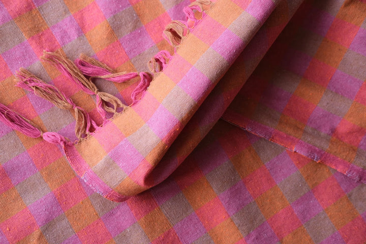 Blanket - Tobacco & Pink by Lilac & Neon