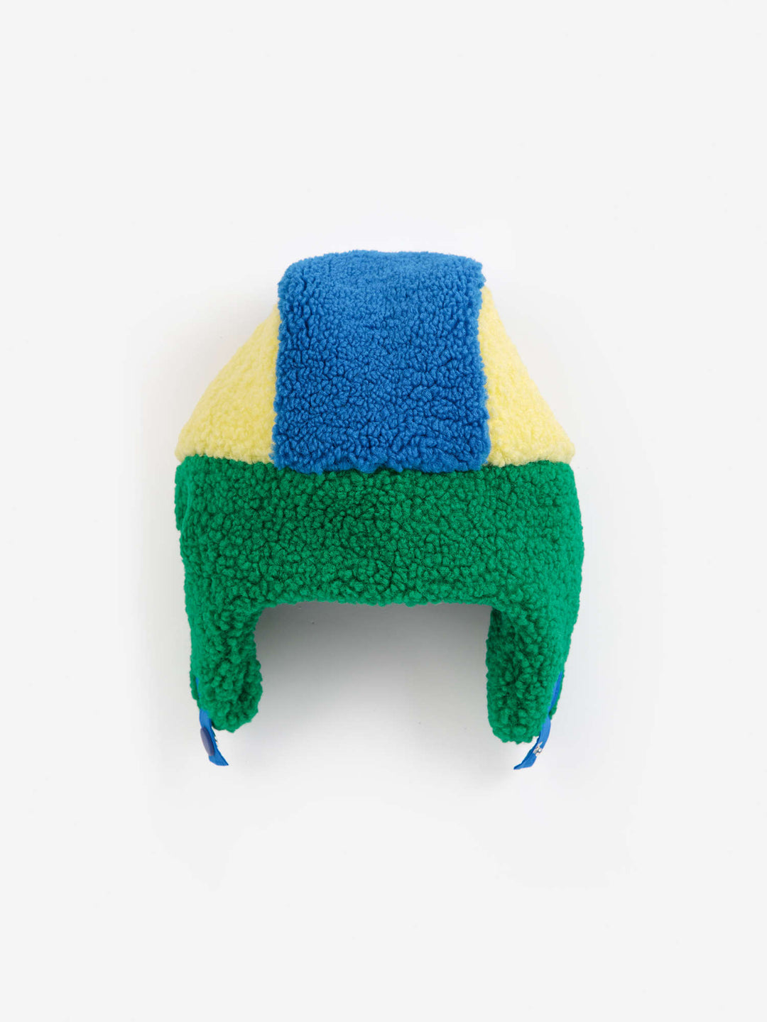 Color Block Chapka - Blue/Yellow/Green