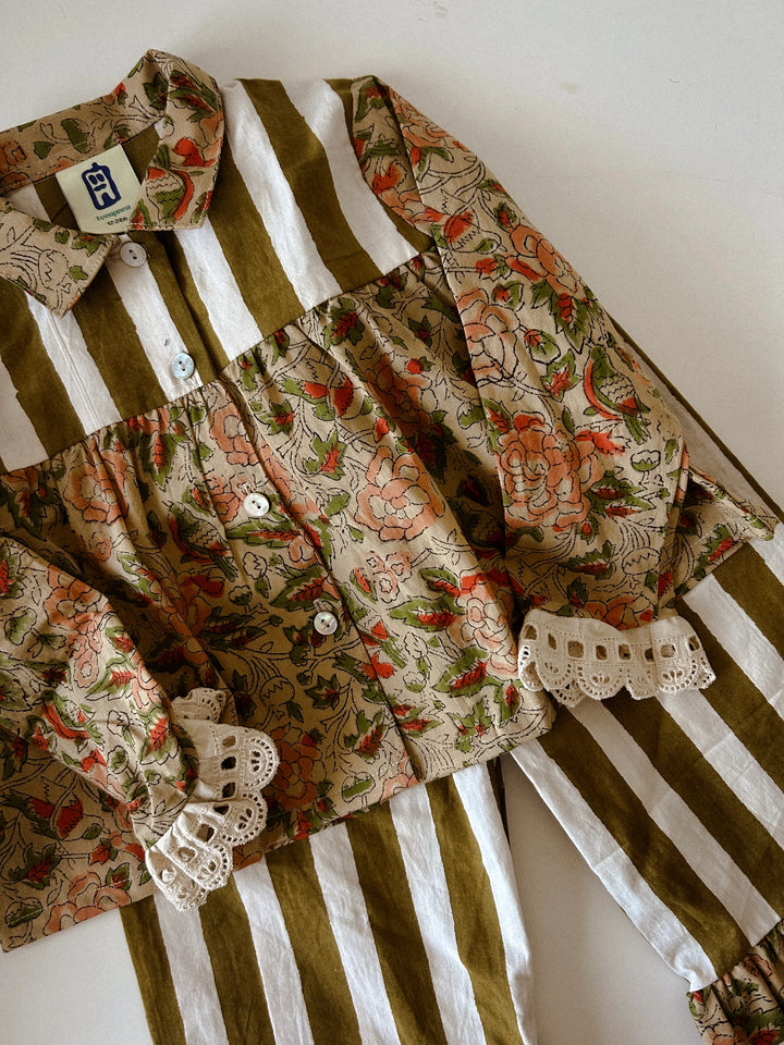 Bay Set in Paloma + Wide Stripes