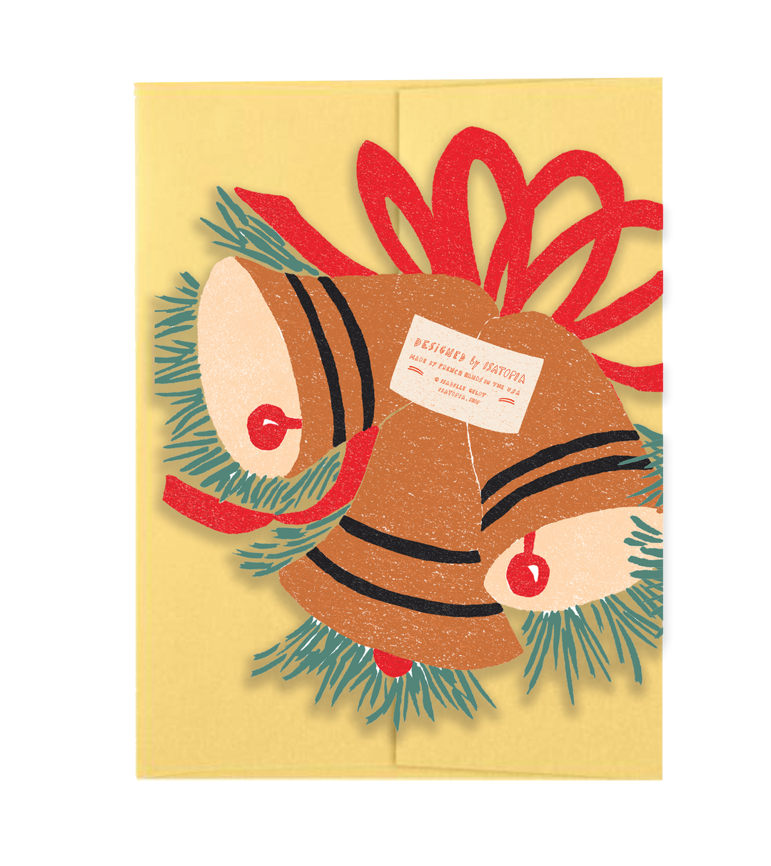 Jingle Bells Die Cut Card