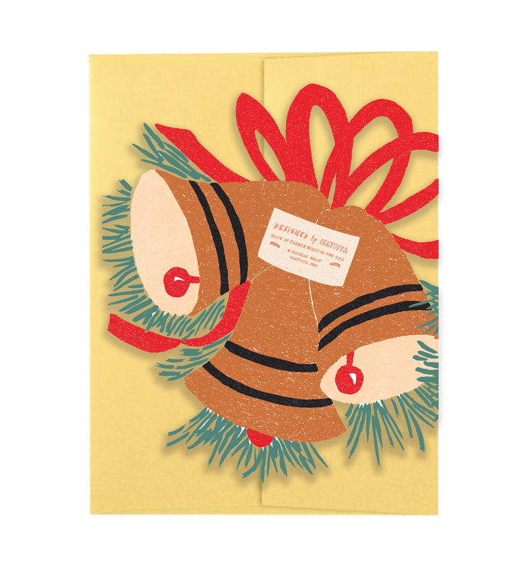 Jingle Bells Die Cut Card