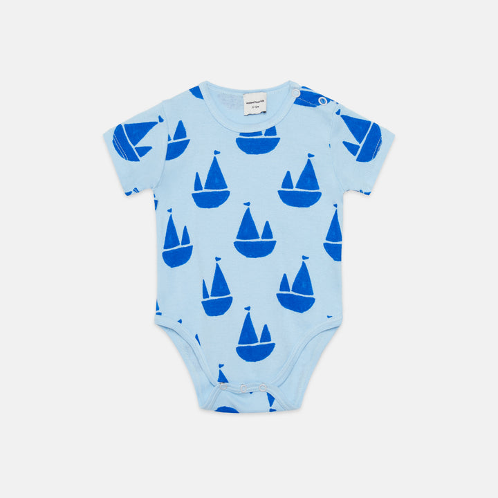 Boat Shapes Baby Onesie