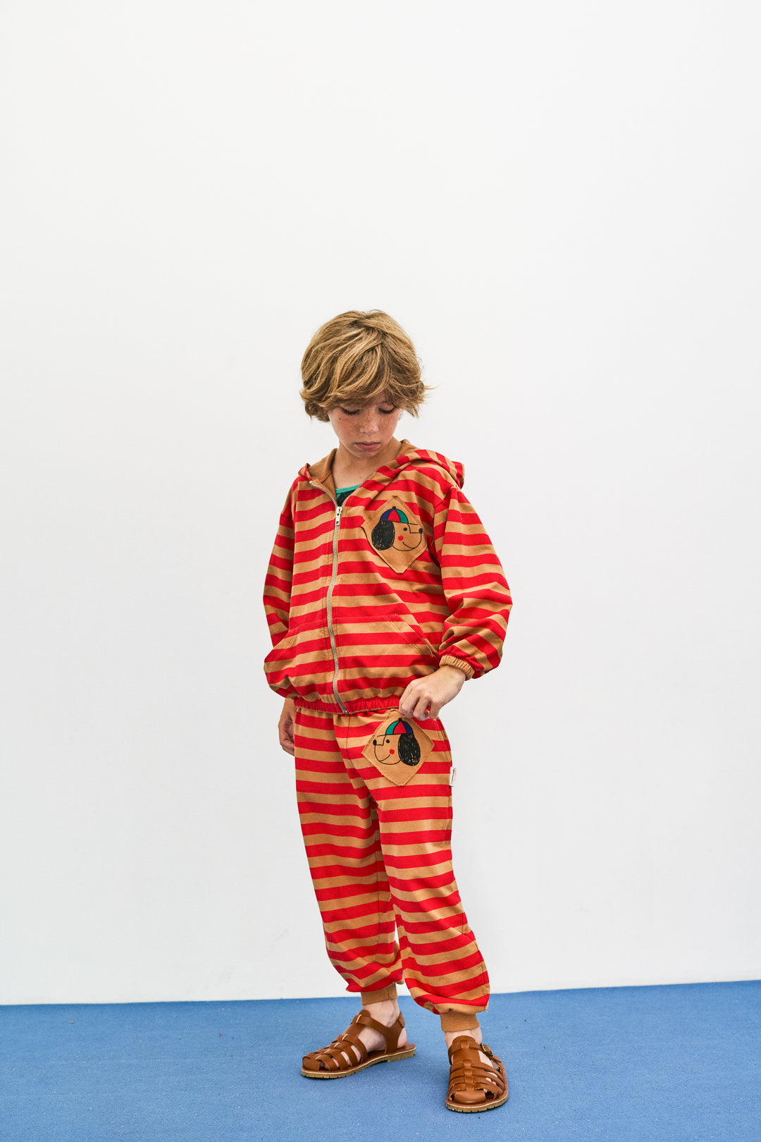 Happy Dog Striped Sweatpants