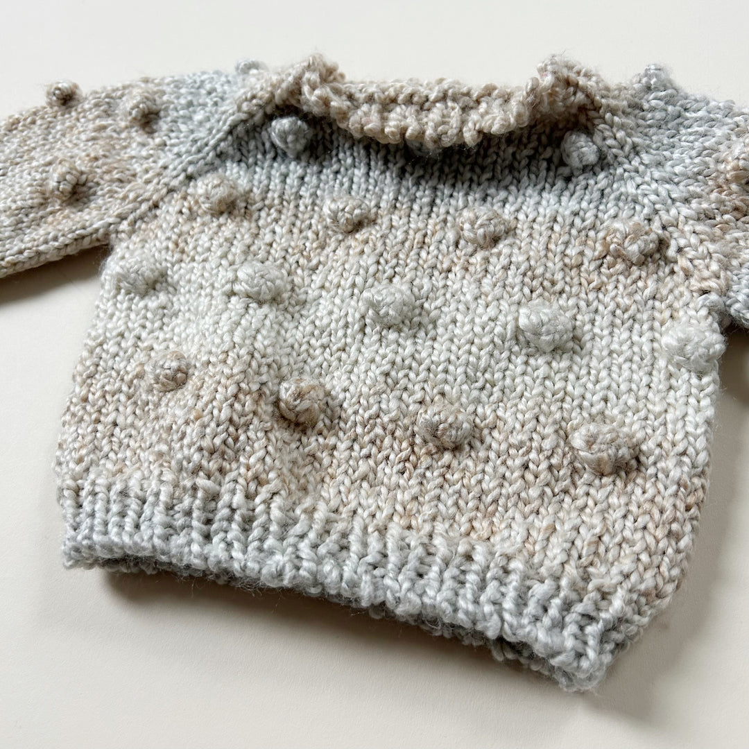 Handknit Sweater Sz~3 mo