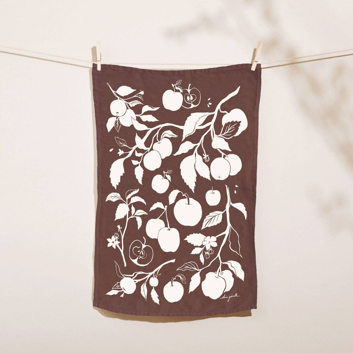 Apples Linen Tea Towel