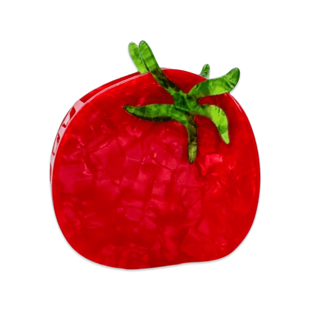 Midi Tomato Hair Claw Clip