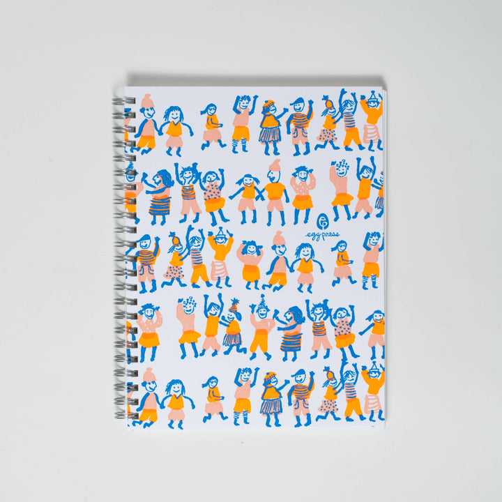 Rainy Day Parade Blank Notebook