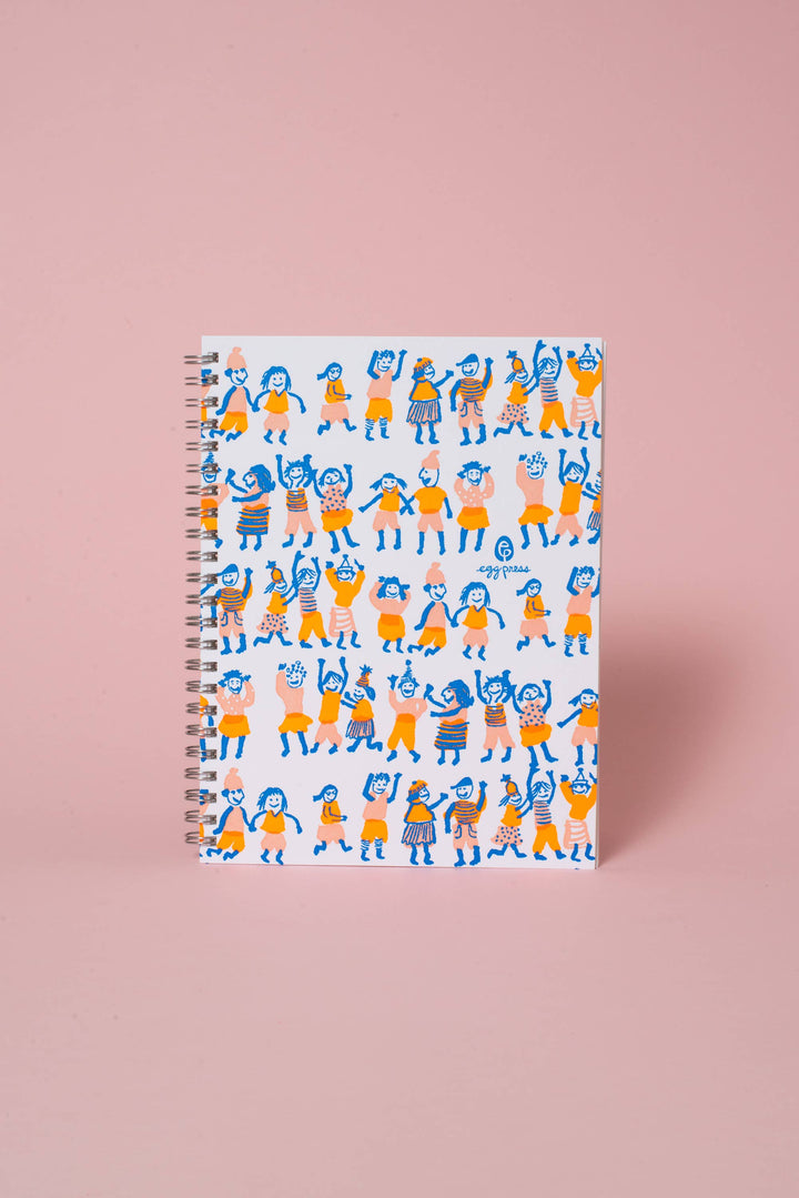 Rainy Day Parade Blank Notebook