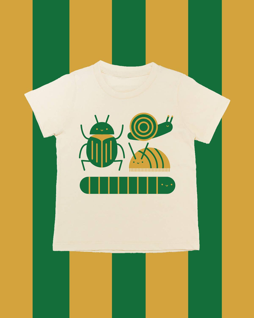 Bugs, Snail, Beetle, Worm, Rollie Pollie Kid's Graphic Tee